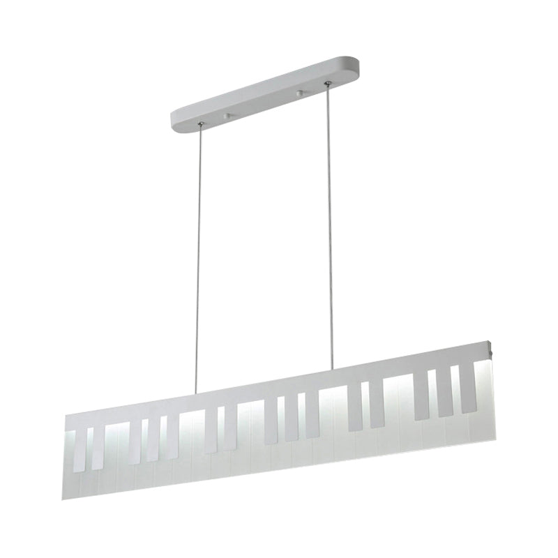 Contemporary Acrylic LED Piano Drop Pendant Ceiling Lamp for Dining Room in Warm/White/Natural Light