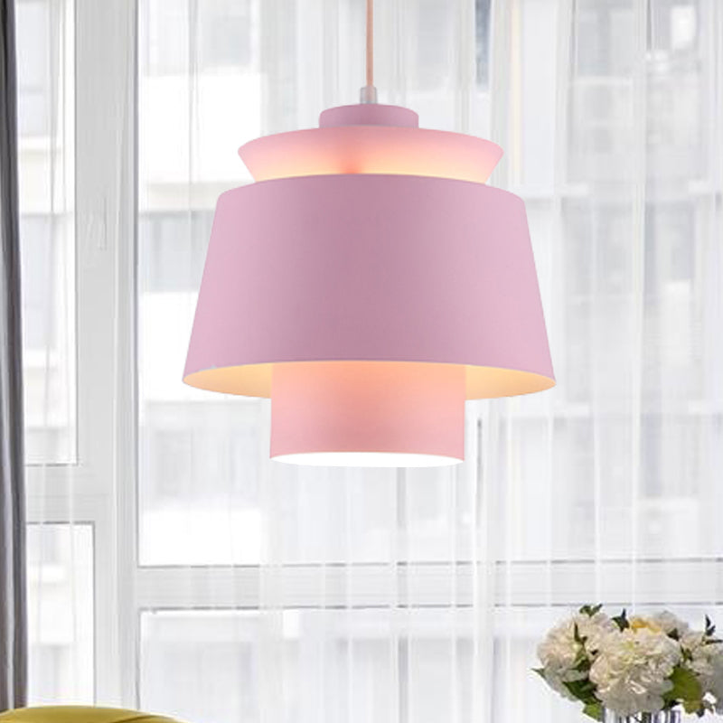 Enif - Modernist Style Tapered Hanging Light Fixture Metallic Pendant Lamp