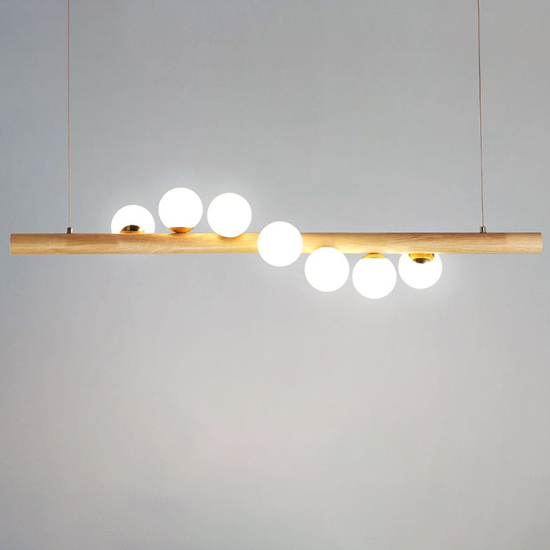 Minimalistic Milk Glass Suspension Light: Elegant Jewelry Pendant For Dining Room