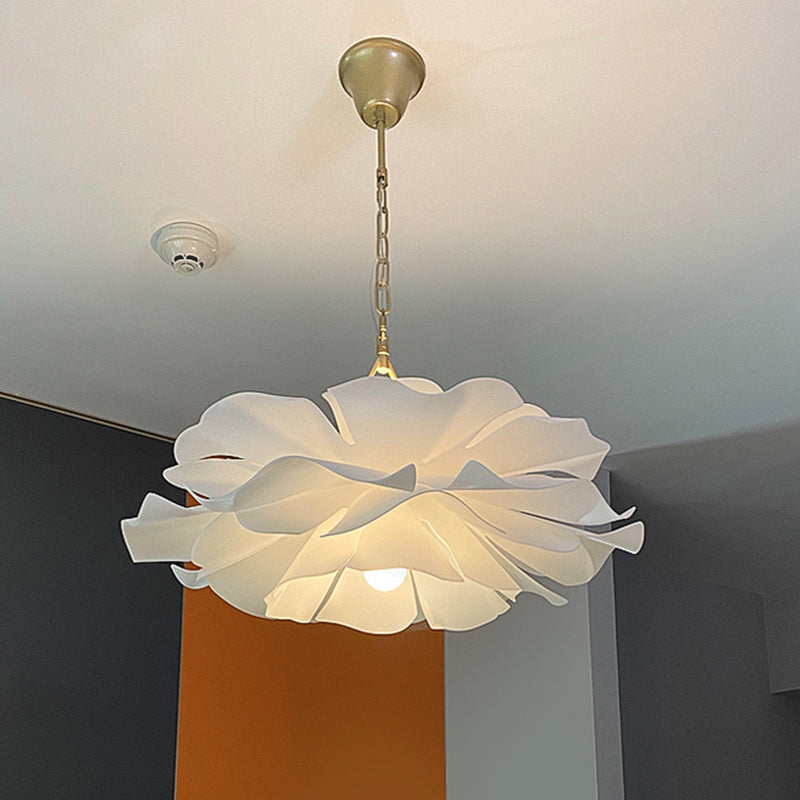 Minimalist Acrylic Flower Pendant Lighting: 2-Light Ceiling Fixture for Living Room