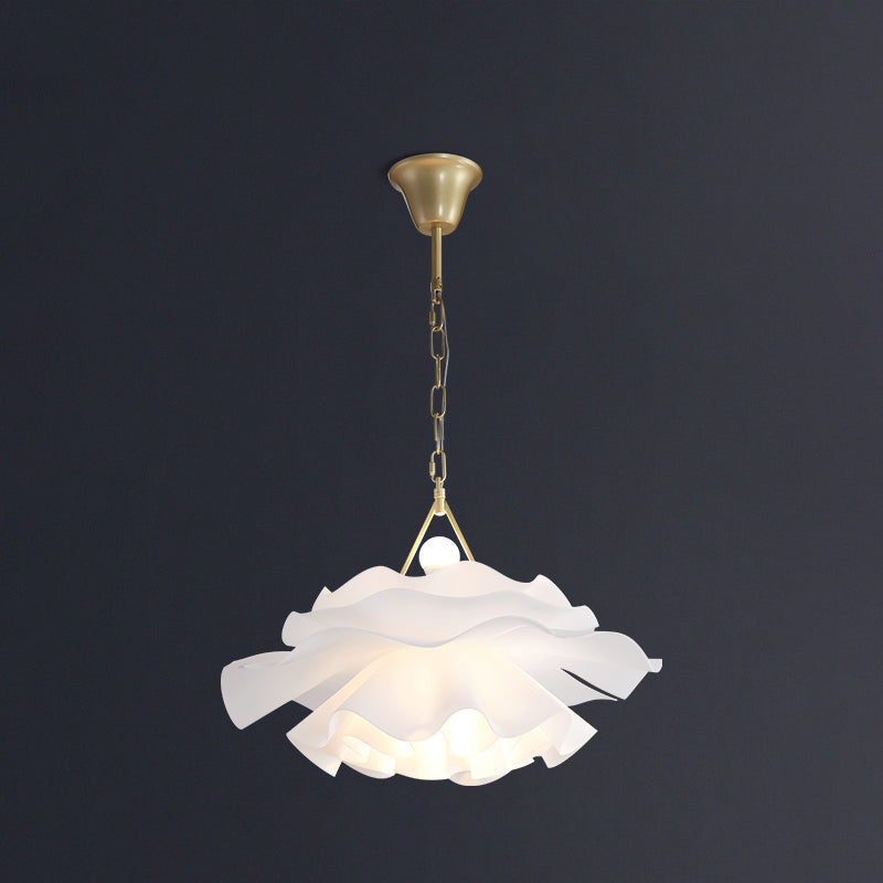 Minimalist Acrylic Flower Pendant Light - 2-Light Ceiling Fixture For Living Room Gold / 21.5