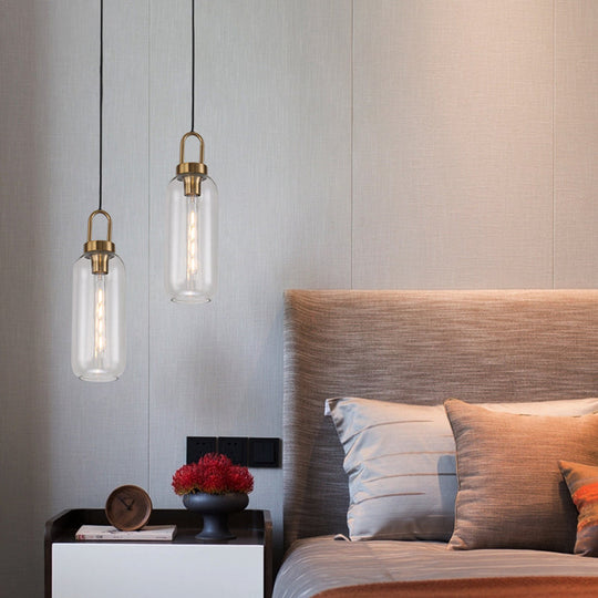 Minimalist Dining Room Pendant Light With Globe Glass Shade - 1 Head Ceiling Fixture