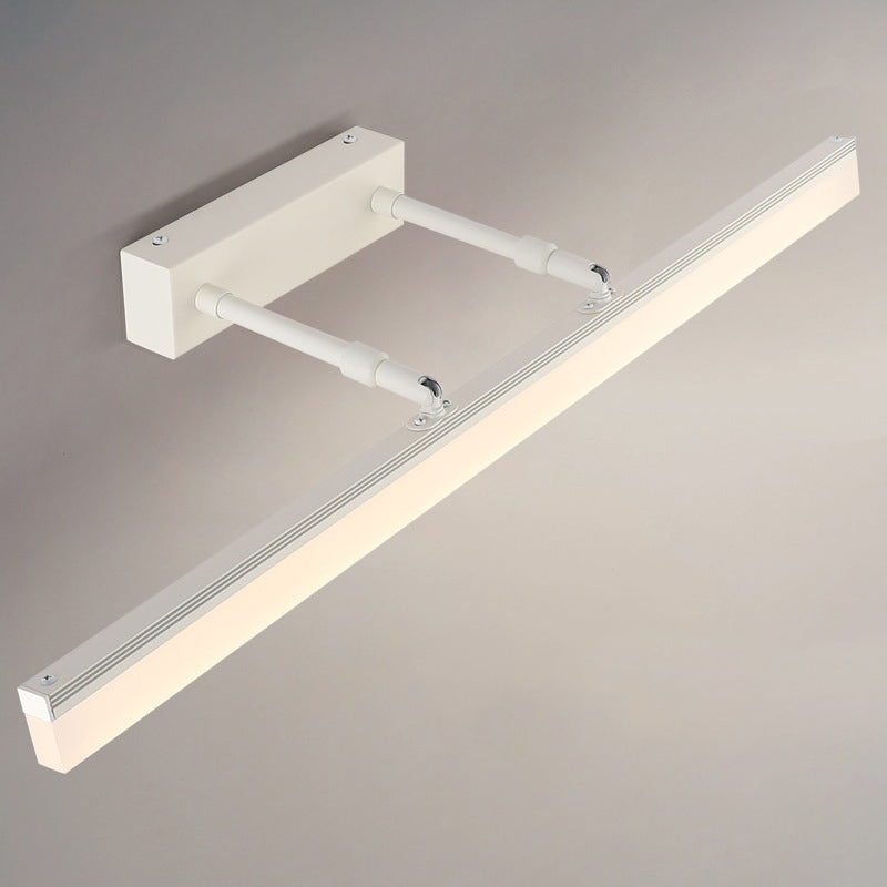 Minimalistic Led Vanity Sconce Light: Retractable Stick Design For Bathroom With Wall Mount Fixture