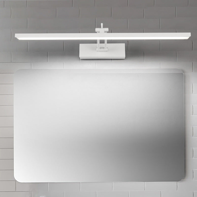 Modern Led Rotatable Vanity Wall Sconce With Acrylic Shade For Bathrooms