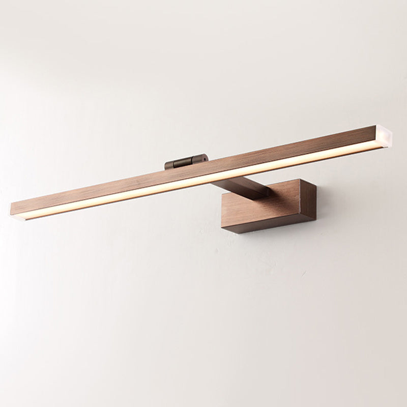 Rotatable Led Vanity Mirror Light: Sleek Metal Linear Wall Sconce For Bathrooms Coffee / 16