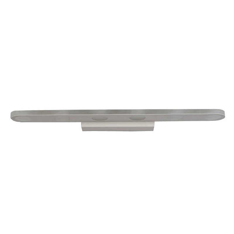 Sleek White Led Metal Bathroom Sconce Light Fixture: Simplicity At Its Finest