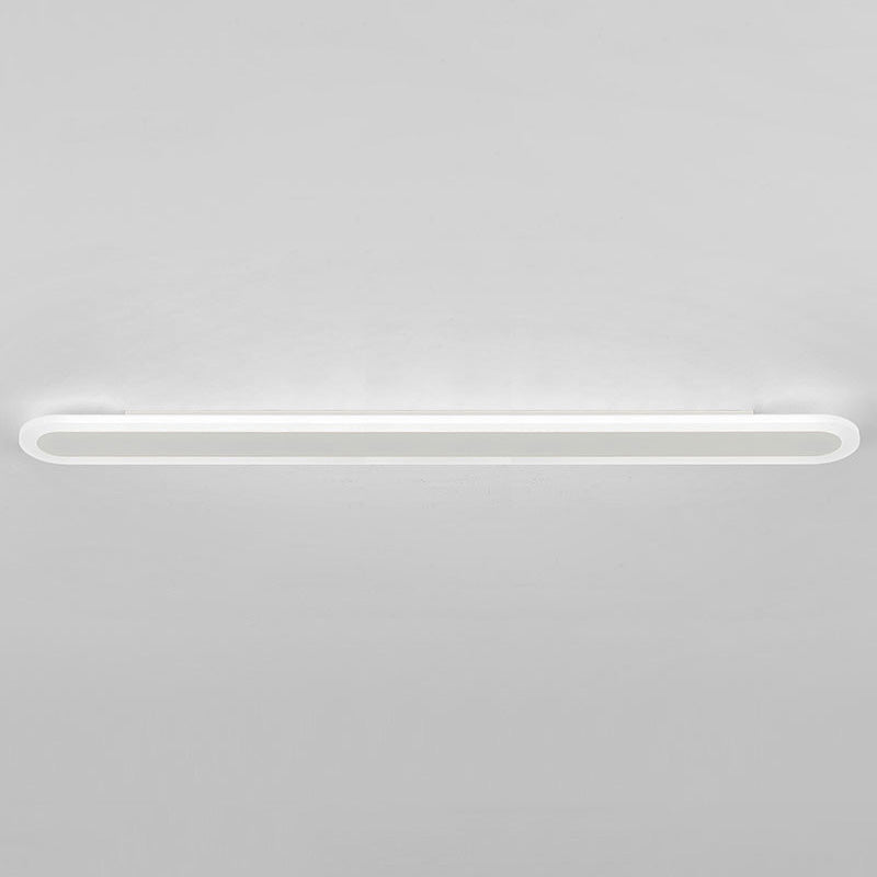 Nordic Style Acrylic Bar Led Wall Sconce For Corridor Lighting White / 39.5 Warm