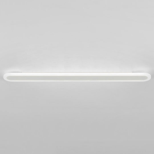 Nordic Style Acrylic Bar Led Wall Sconce For Corridor Lighting White / 39.5 Warm