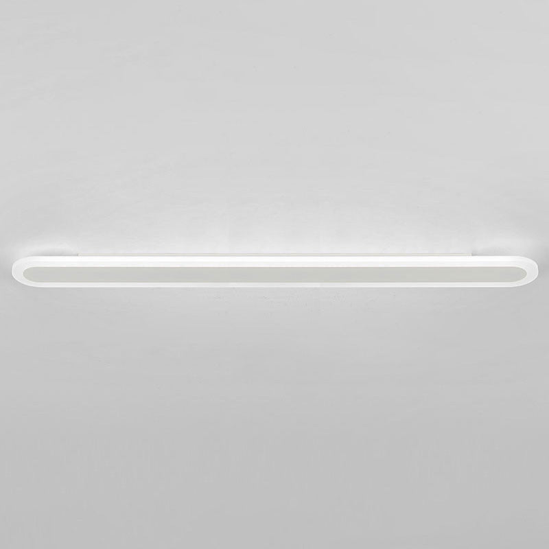 Nordic Style Acrylic Bar Led Wall Sconce For Corridor Lighting White / 47 Warm