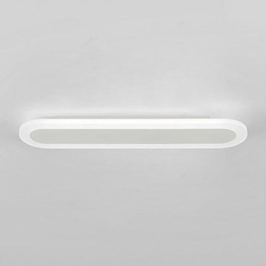 Nordic Style Acrylic Bar Led Wall Sconce For Corridor Lighting White / 16 Warm