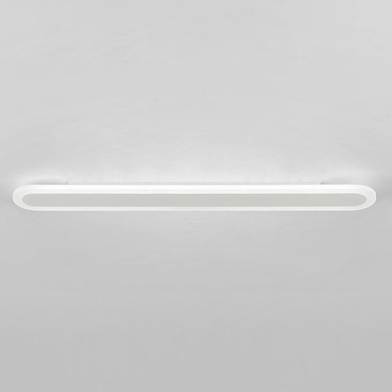 Nordic Style Acrylic Bar Led Wall Sconce For Corridor Lighting White / 31.5 Warm