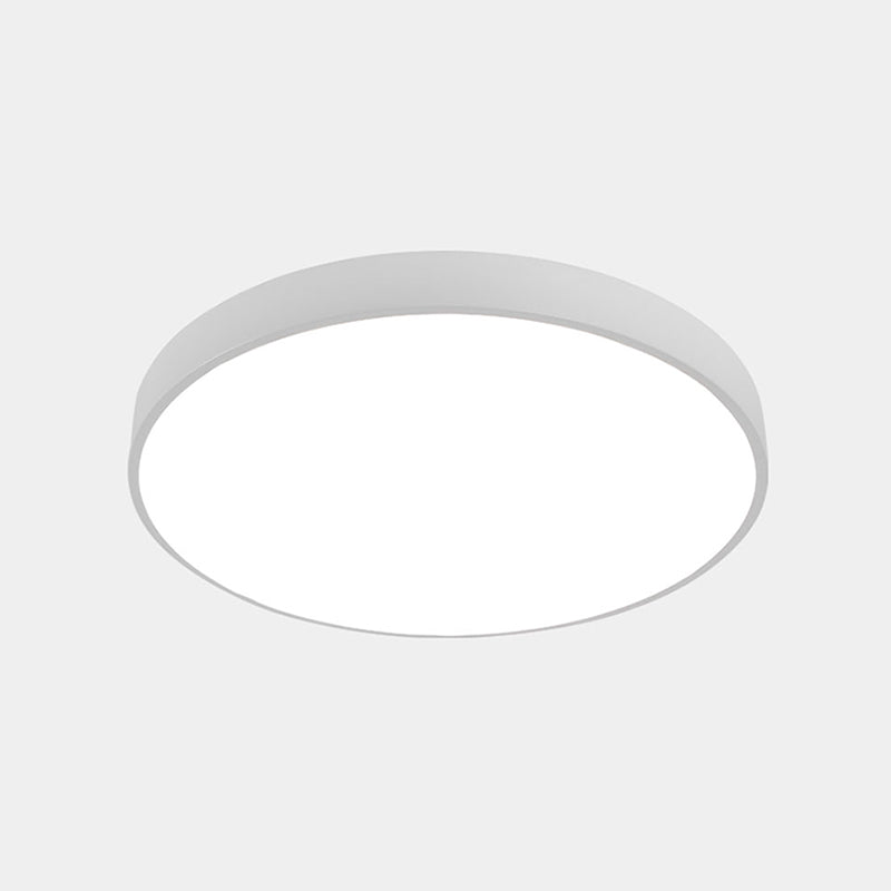 Illuminate Your Pathway: Round Nordic LED Flush Mount Ceiling Light with Acrylic Diffuser