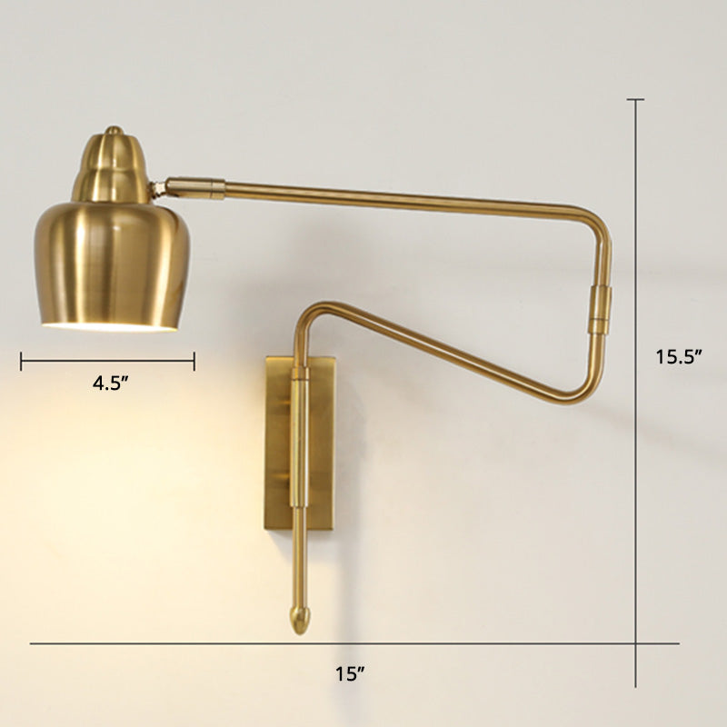 Modern Wall Mounted Reading Lamp: Retractable Arm Nordic Style