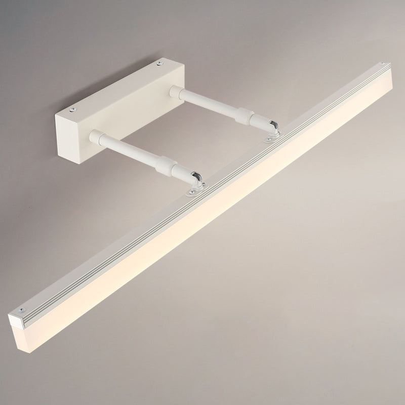 Sleek Led Mirror Light: Extendable & Wall-Mounted Ideal For Bathrooms White / 16