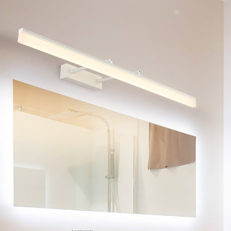 Sleek Led Mirror Light: Extendable & Wall-Mounted Ideal For Bathrooms