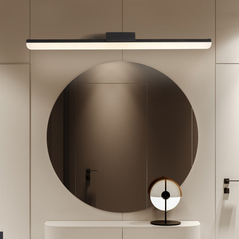 Linear Led Bathroom Vanity Sconce With Acrylic Diffuser - Simple Metal Design Black / 16 White