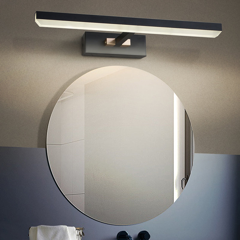 Modern Linear Led Vanity Light For Bathroom Walls - Acrylic Wall Sconce Fixture