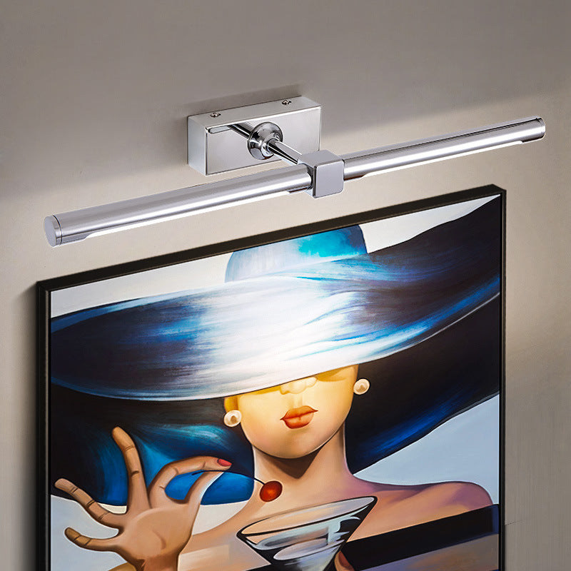 Modern Chrome Led Vanity Light Fixture For Wall Mount - Perfect Bathrooms