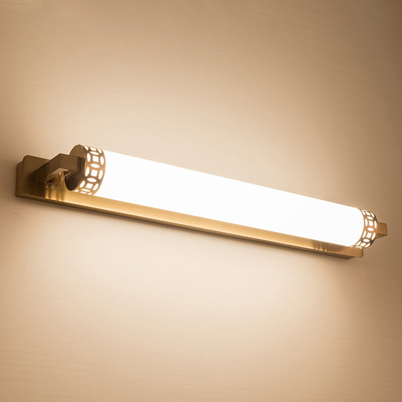 Bronze Led Wall Light Sconce For Minimalist Bathroom Vanity Lighting