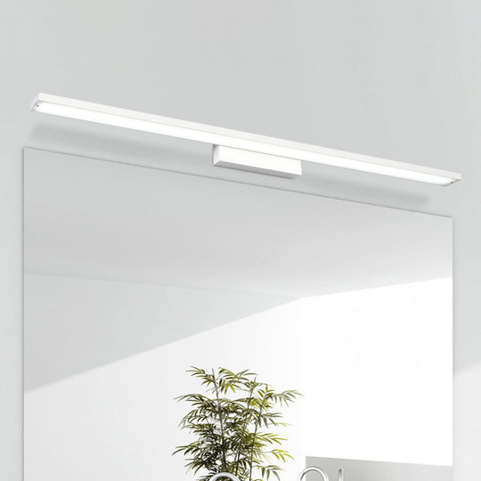 Modern Led Bathroom Vanity Wall Light Sconce White / 16 Warm