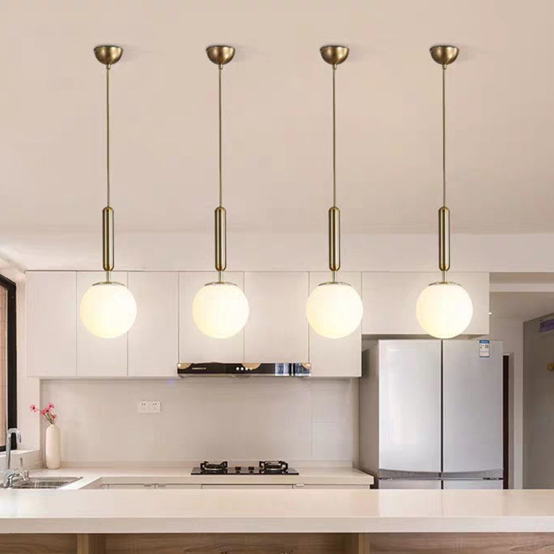 Contemporary Glass Pendant Light for Lounge
