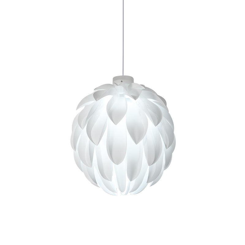 Nordic Modern White Pinecone Pendant Light - Pvc Living Room Lamp