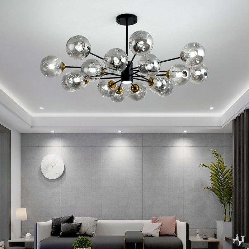 Modern Glass Bubble Chandelier Pendant Lights For Bedroom