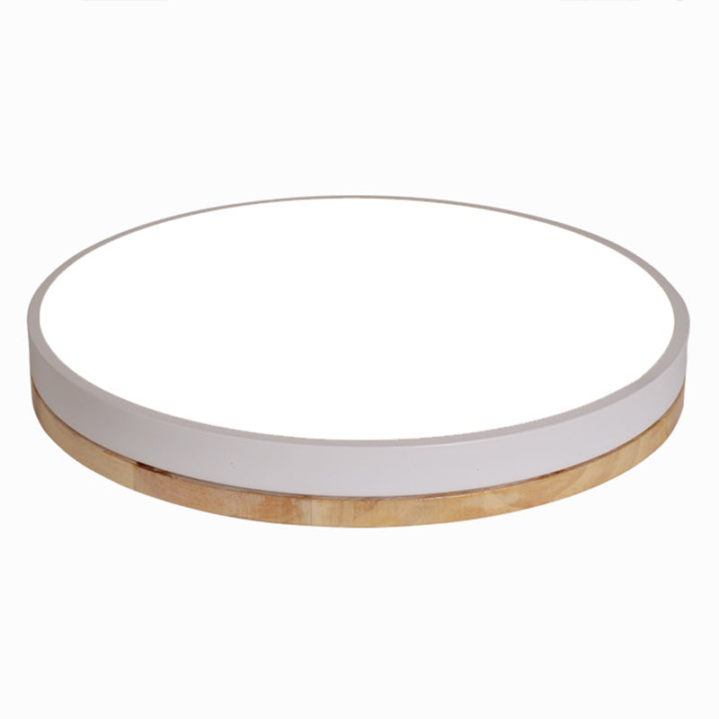 Minimalistic Flush Mount Ceiling Light - 1 Acrylic Disk Design