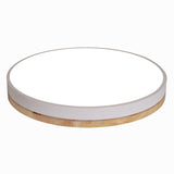 Minimalistic Flush Mount Ceiling Light - 1 Acrylic Disk Design