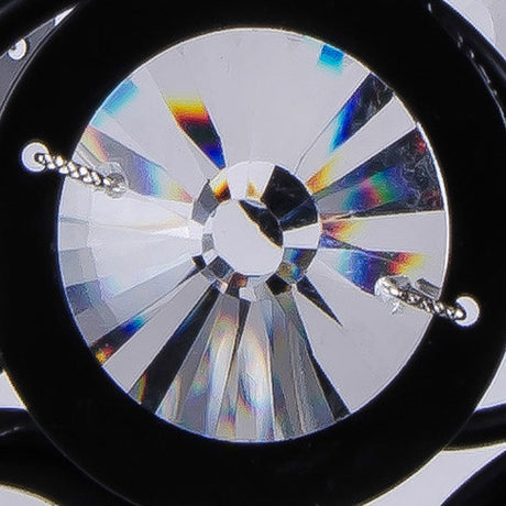 Dome-Shaped Crystal Hollow Pendant Lamp: Minimalist Modern Hanging Light Fixture