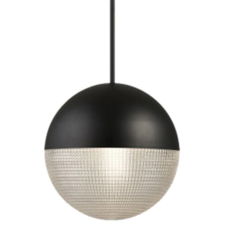 Modern Hemispherical Glass Pendant Light With Frosted Metal Lamp Body - Ideal For Aisles And Bars