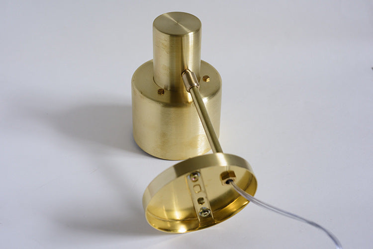 Mid-Century Home Wall Lighting: Gold 1-Head Down Lighting Wall-Mounted Fixture With Mental Cage