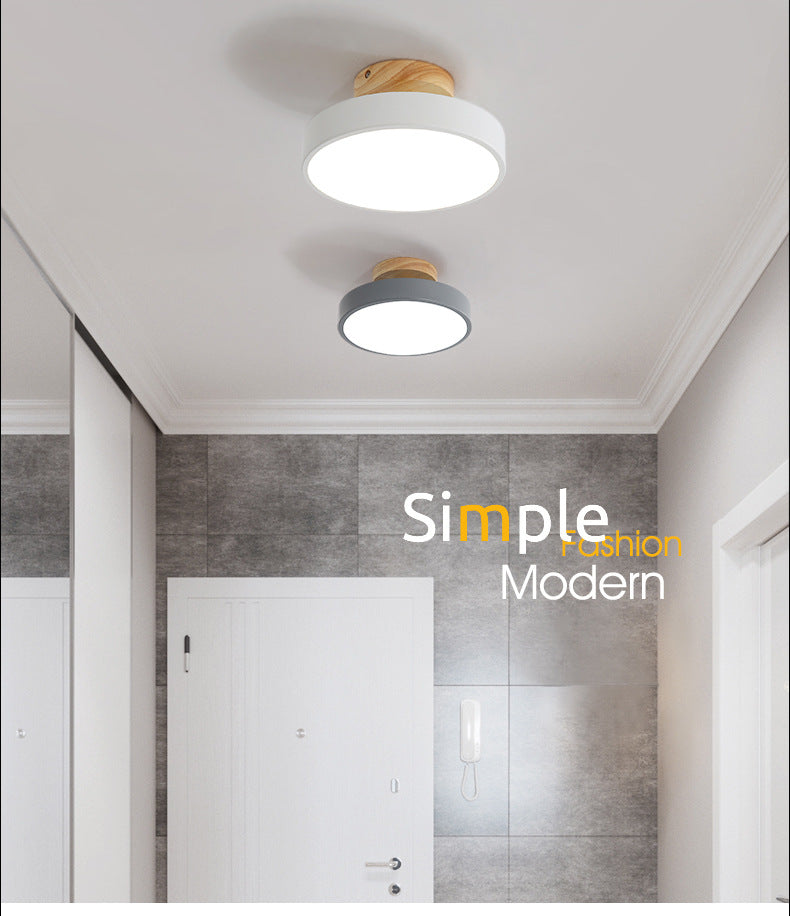 Modern Led Acrylic Circle Flush Mount Ceiling Light Fixture