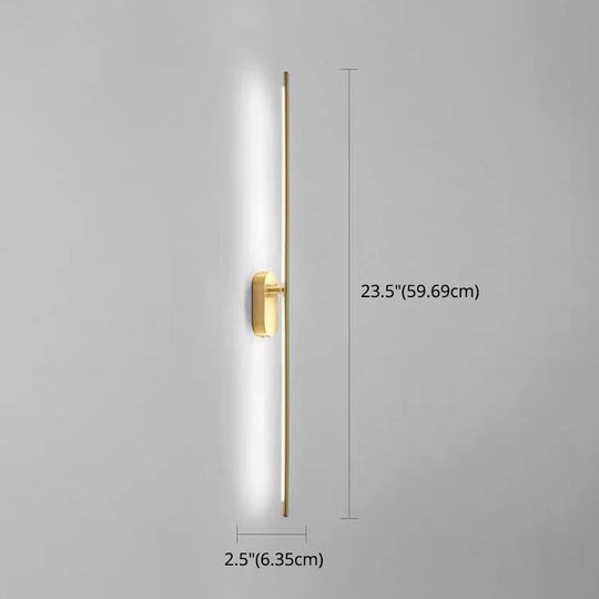 Modern Metal Wall Lamp For Bedroom & Living Room - Linear Strip Lighting