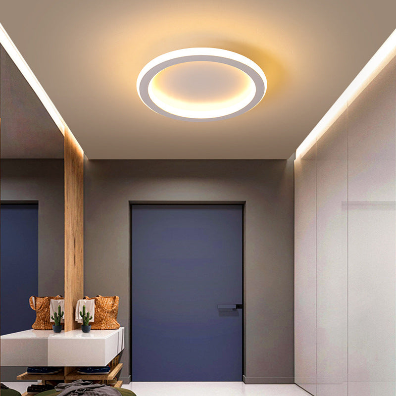 Modern Metal Geometric Led Ceiling Light Fixture | Flush Mount