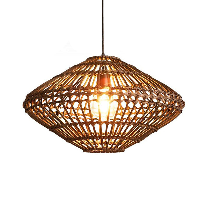 Contemporary Laser Cut Hanging Lamp - Black/Yellow, 1 Head Wood Ceiling Pendant Light for Restaurants