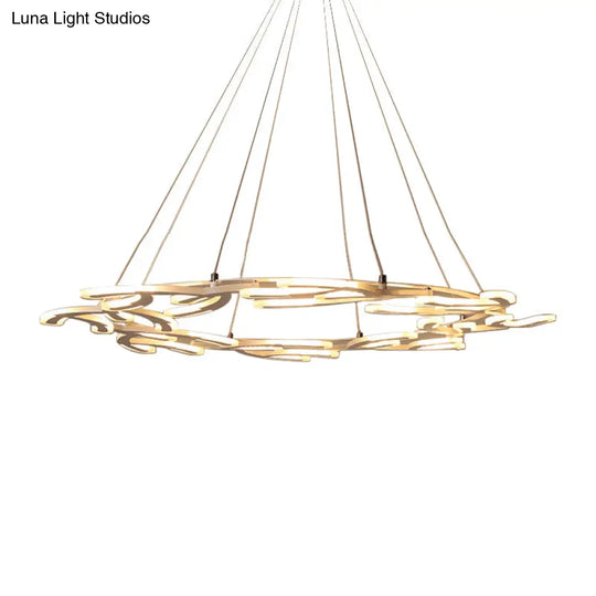 29.5/37.5/45 Acrylic Branch Led Chandelier Pendant Ceiling Light