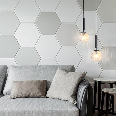 Clear Prism Glass Pendant Lamp - Modern Hanging Light Kit (1 Head) In Black/Brass