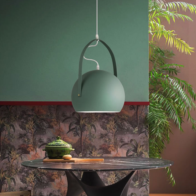 Contemporary Metal Bubble Hanging Light - Green - 1-Light Down Lighting for Dining Room"

Note: The revised title maintains the important keywords and relevant details while keeping it concise for better SEO optimization.
