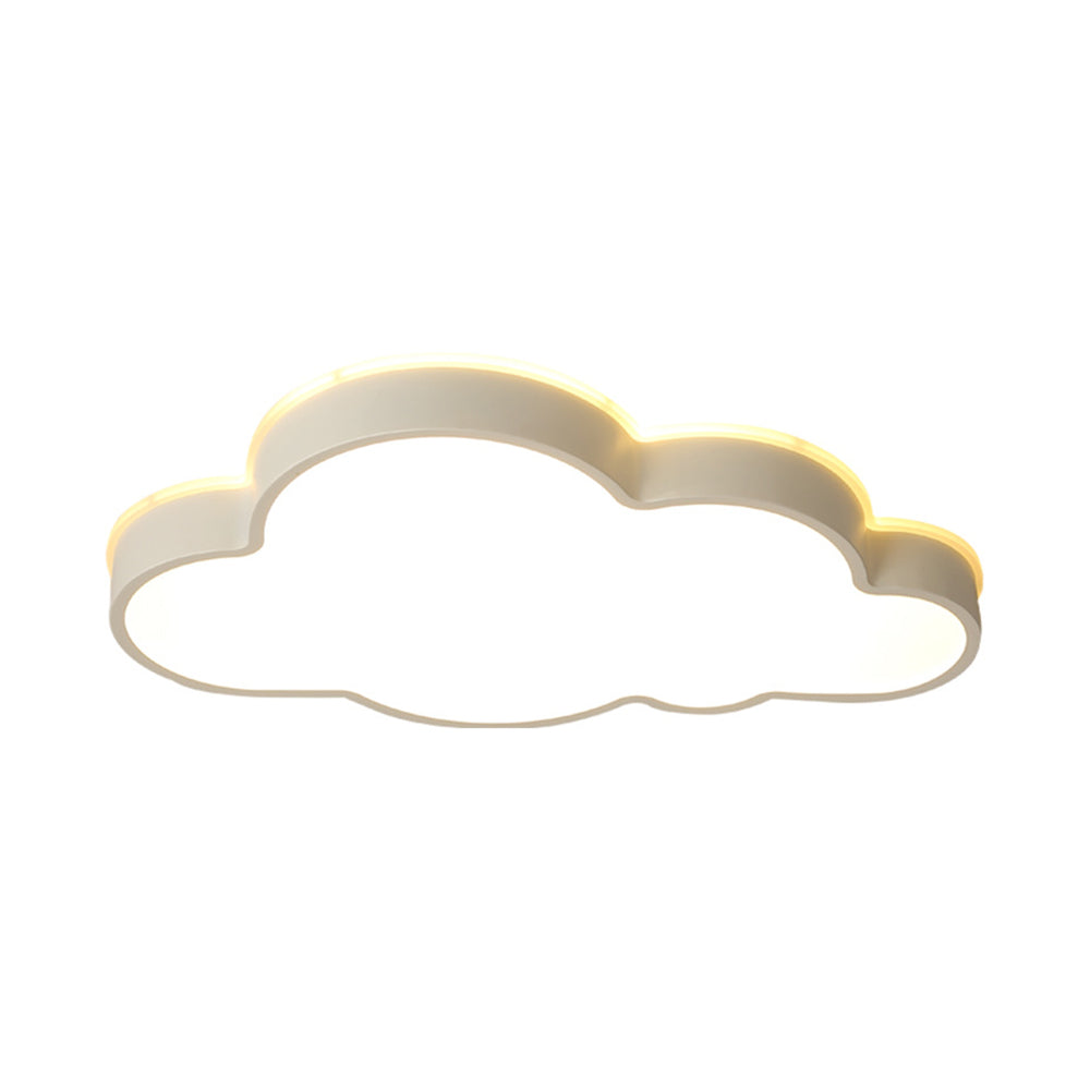 White Cloud Slim Led Ceiling Light - Elegant & Modern Aesthetic For Adult Baby Room