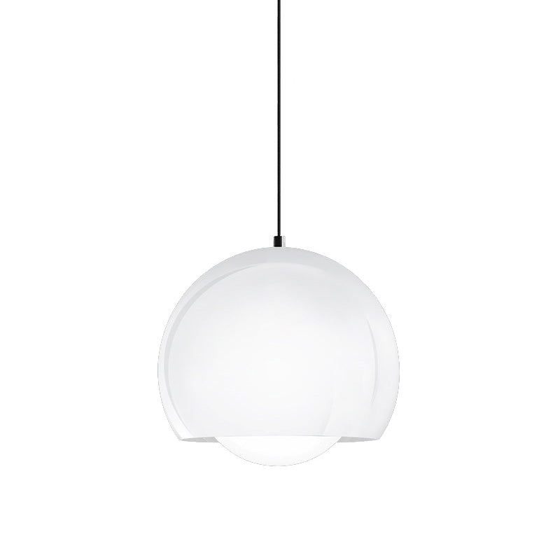 Minimalist Opal Glass Sphere Pendant Light for Restaurants