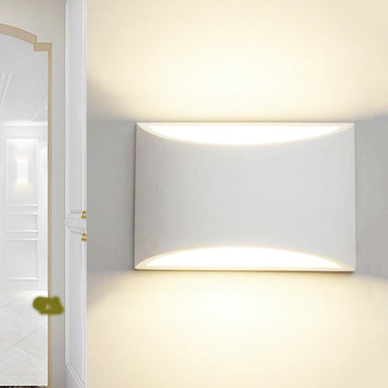 Minimalist Led Wall Light - Metal Geometric Design | Warm/White Options
