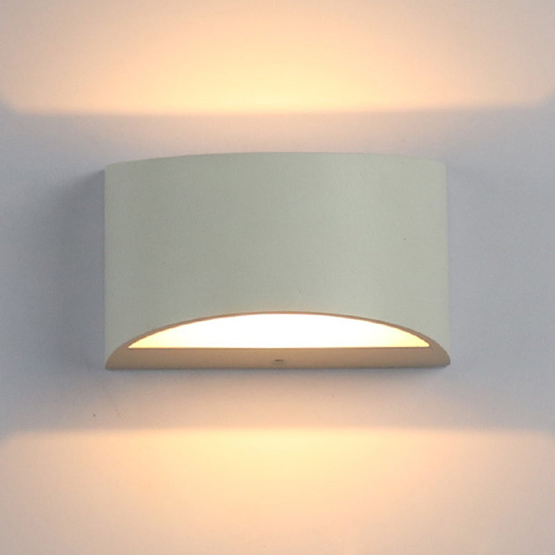 Minimalist Led Wall Light - Metal Geometric Design | Warm/White Options