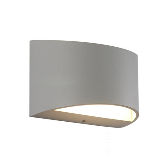 Minimalist Led Wall Light - Metal Geometric Design | Warm/White Options