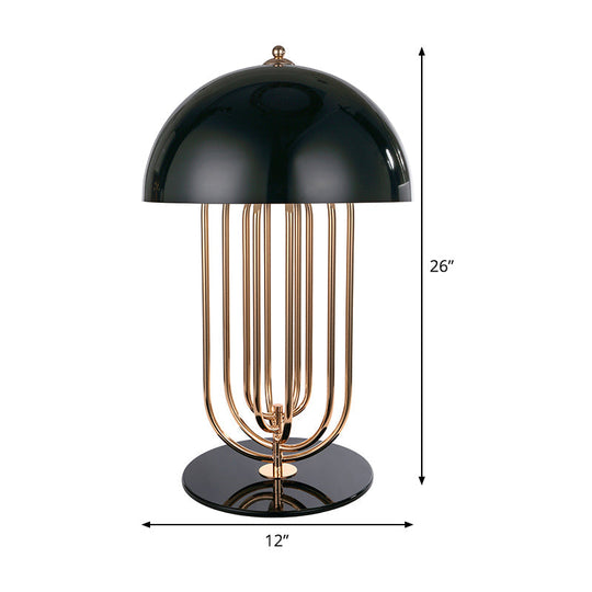 Modern Black Nightstand Lamp With Metal Shade Perfect For Reading
Or
Sleek 1 Bulb Ideal Reading