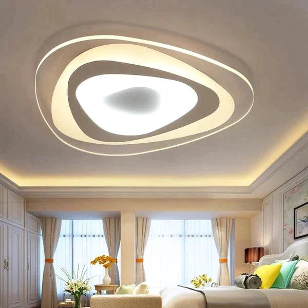 Ultra Thin Triangle Ceiling Lights Lamps For Living Room Bedroom