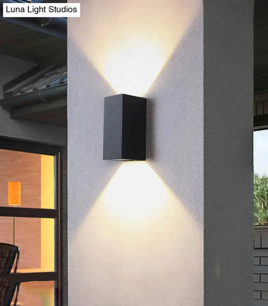 3W/6W Led Aluminum Wall Lamp Porch Light Sconce Square Outdoor Waterproof Garden Lights Modern Wall