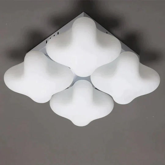 Simple Modern Clover Lamp Nordic Warm Ceiling