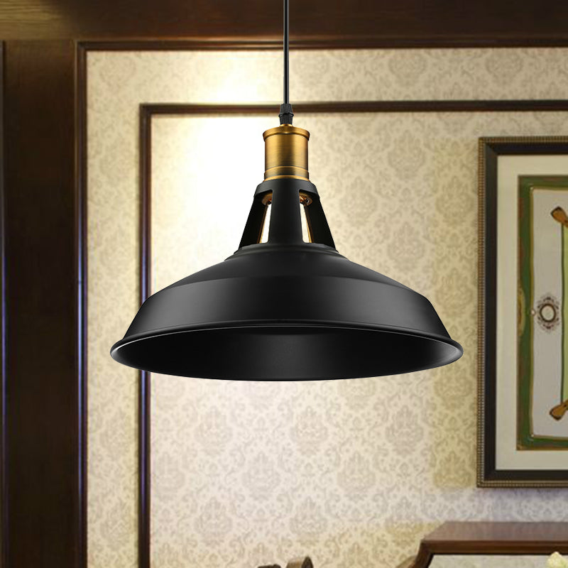 Farmhouse Style Dining Room Ceiling Light Fixture in Black/White/White