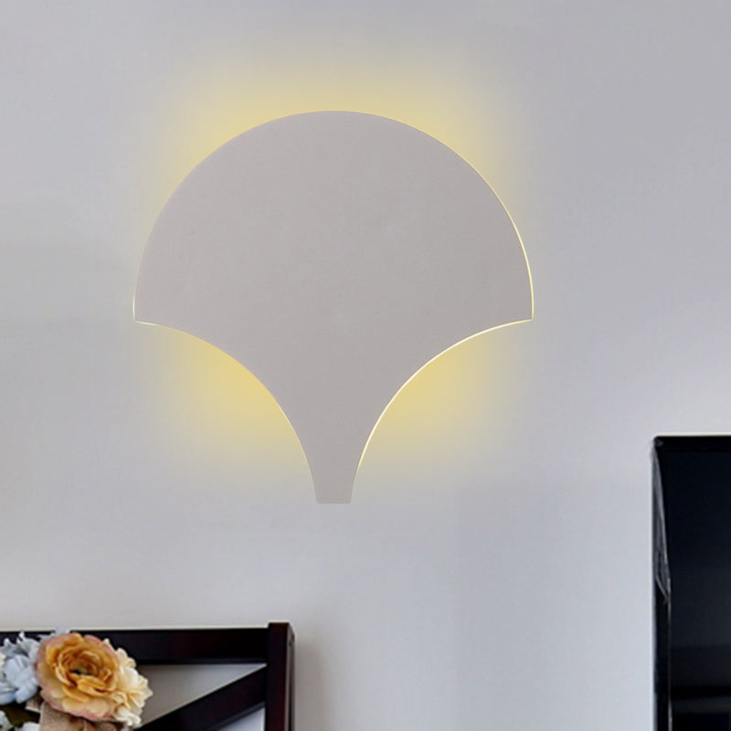 Metal Grey Led Fan Wall Sconce For Modern & Ancient Themed Bedroom And Bathroom